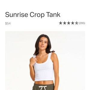 Vuori Sunrise Crop Tank
